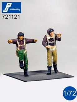 PJ Production 721121 US Pilots Standing WWII - 2 Figures
