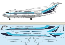 F-RSIN P4090 Fokker 28-1000 - Aerolíneas Argentinas