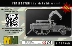 Model Miniature R140 Halftrack With EYAL Crane