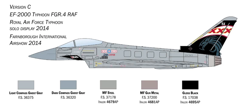 Italeri 1457 EF-2000 Typhoon In R.A.F. Service - Image 7