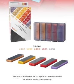 DSPIAE 56315 SS-S01 #180~#800 SANDING SPONGE 30 PCS