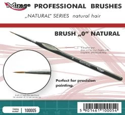 Mirage-Hobby 100005 Brush "0" NATURAL