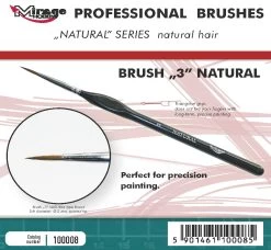 Mirage-Hobby 100008 Brush "3" NATURAL