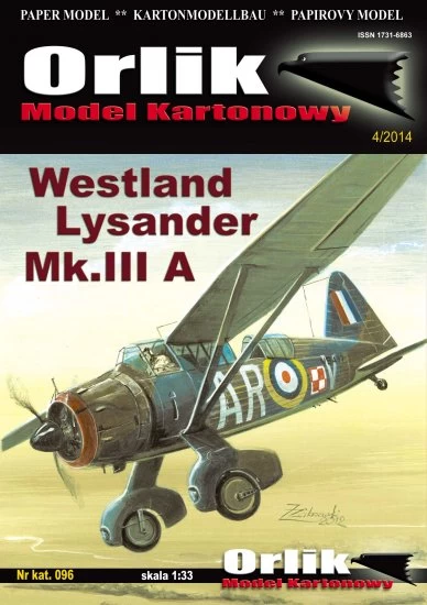 Orlik 096 Westland Lysander Mk.III A