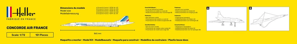 Heller 56469 Concorde Air France - Starter Set - Image 5