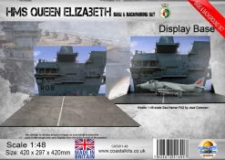 Coastal Kits S911-48 HMS Queen Elizabeth Base & Background