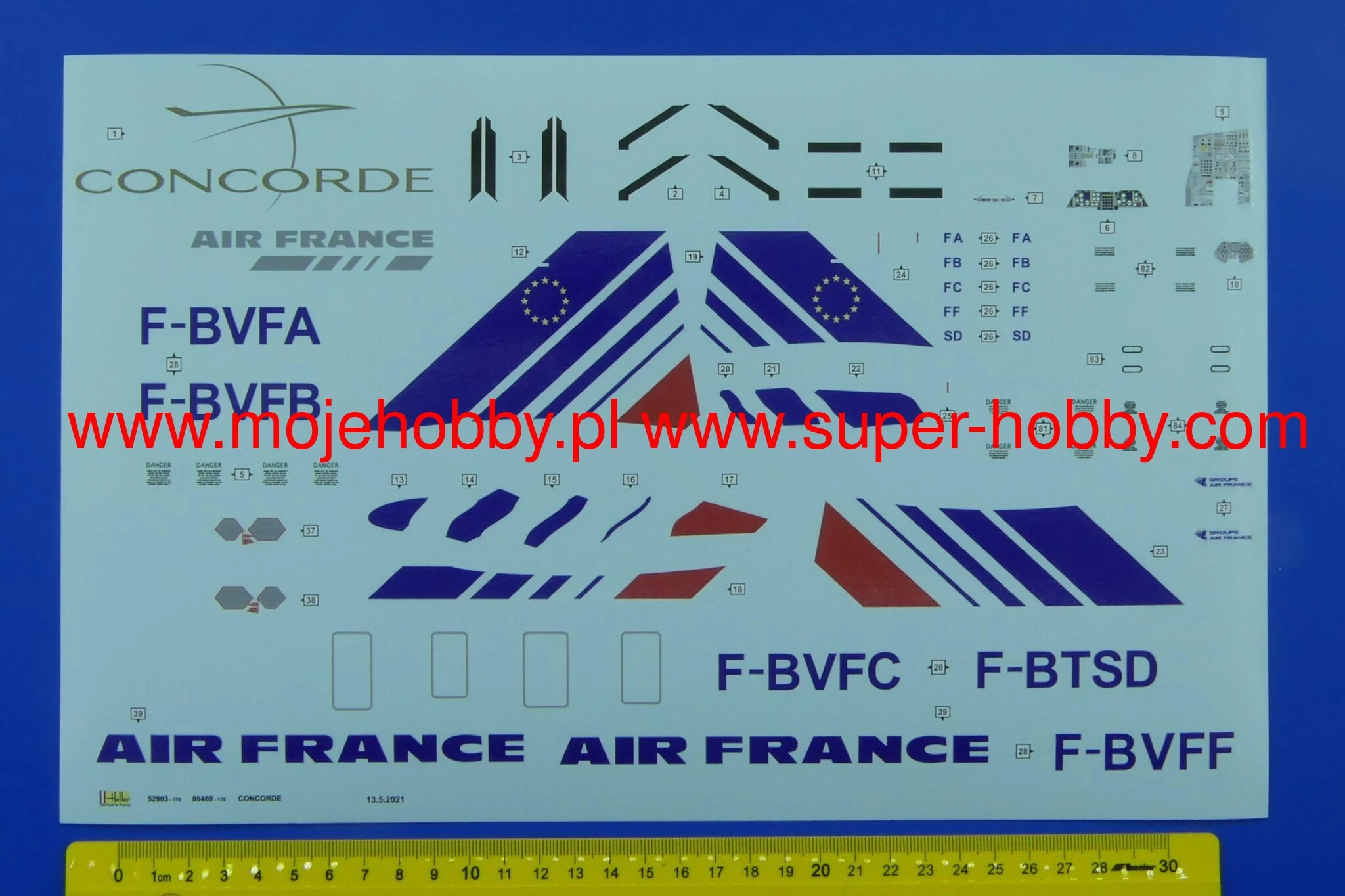 Heller 56469 Concorde Air France - Starter Set - Image 7