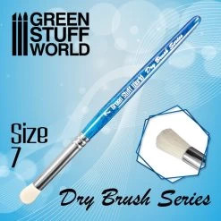 Green Stuff World 2955 Dry Brush - Size 7 BLUE SERIES