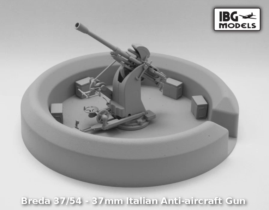 IBG 35009 Breda 37/54 37mm Italian Anti-aircraft Gun - Image 2
