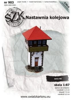 Świat Z Kartonu 903 Nastawnia Kolejowa