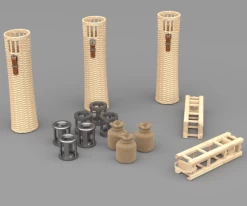 HD Models 35099 German 150 Mm Mix Vickers Baskets