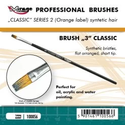 Mirage-Hobby 100056 Brush "3" Classic Series 2 (Orange Label)