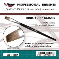 Mirage-Hobby 100052 Brush "11" Classic Series 1 (Brown Label)