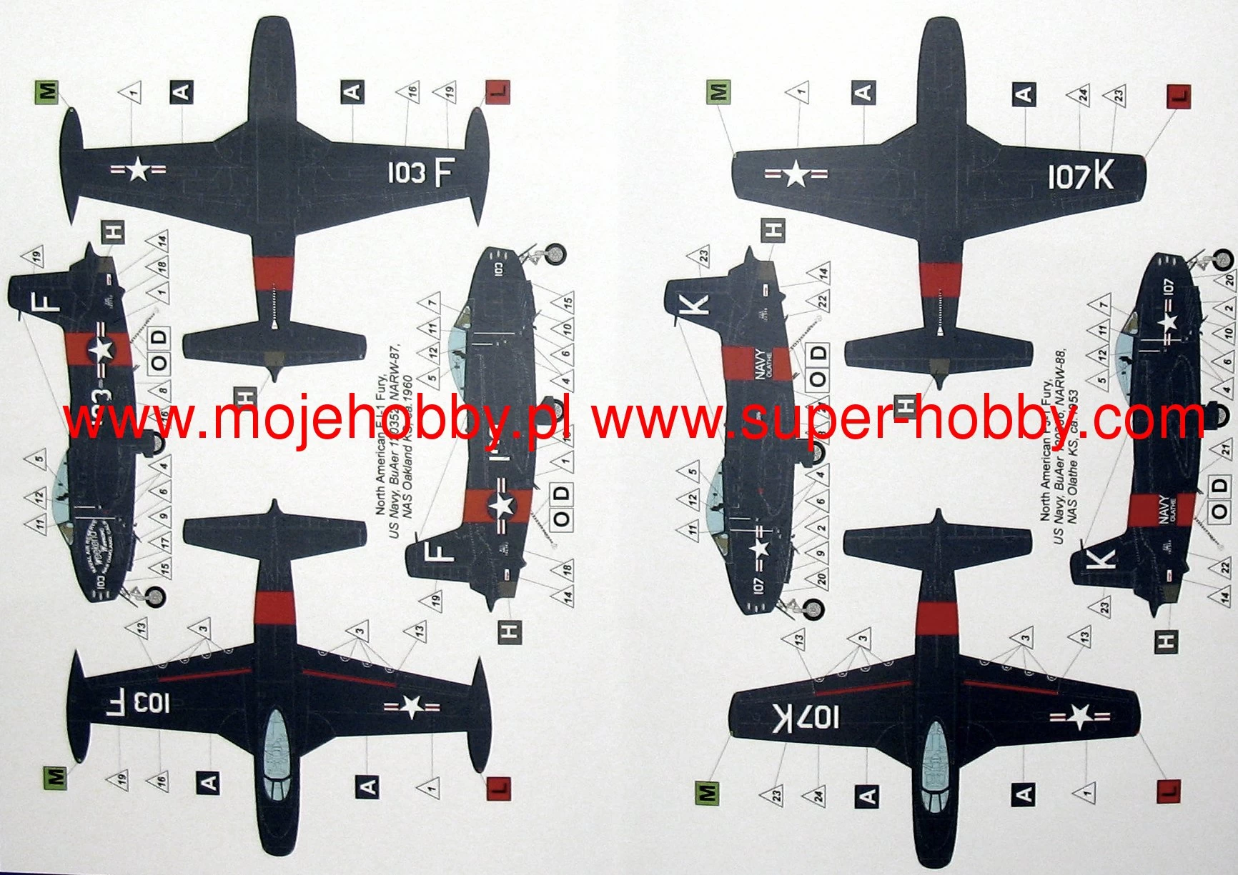 Valom 72085 North American FJ-1 Fury (NAR) First Operational Jet Aircraft In US Navy Service - Image 7