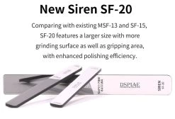 DSPIAE 56985 SF-20 Maximum Precision Tempered Glass File