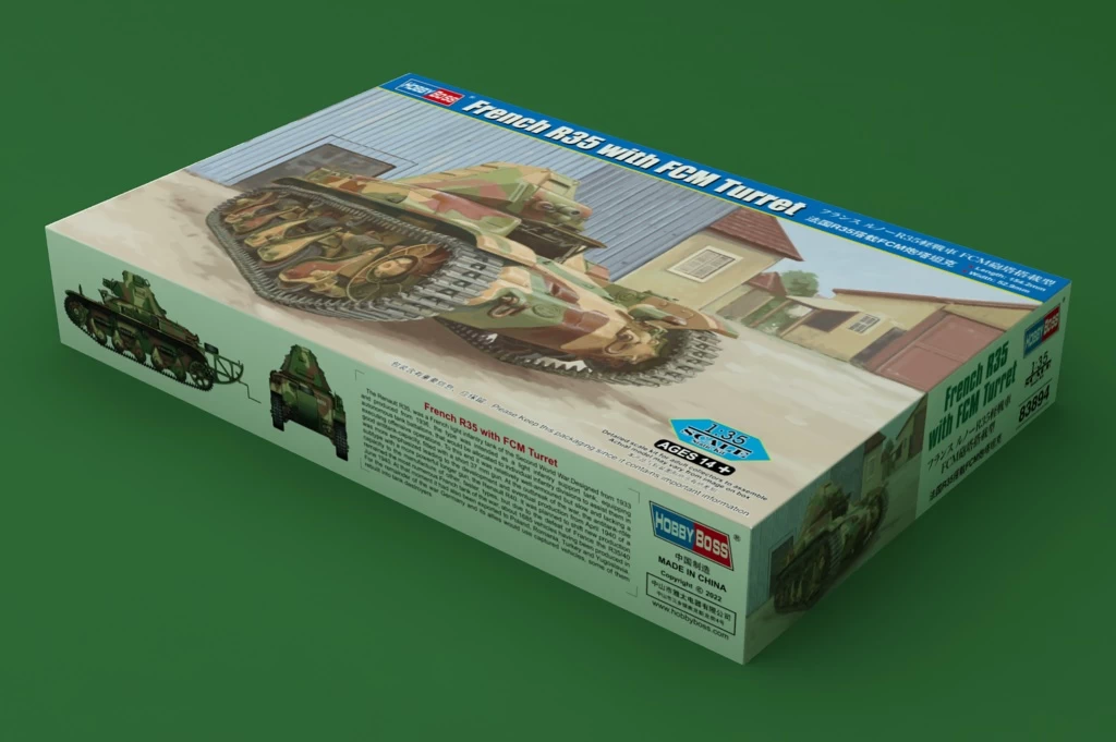 Hobby Boss 83894 French R35 With FCM Turret - Image 9