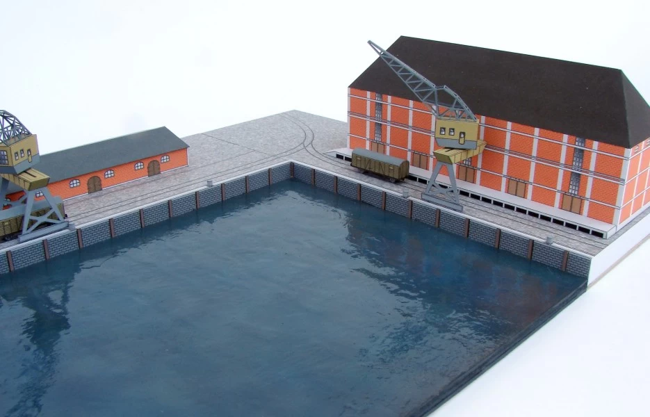 Modelik 02_22 Nabrzeże Portowe Z Początku XX Wieku - Image 5