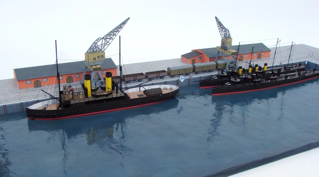 Modelik 02_22 Nabrzeże Portowe Z Początku XX Wieku - Image 6