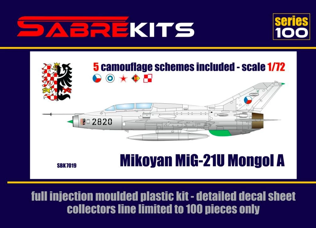 Sabre Kits 7019 MIG-21U Mongol A