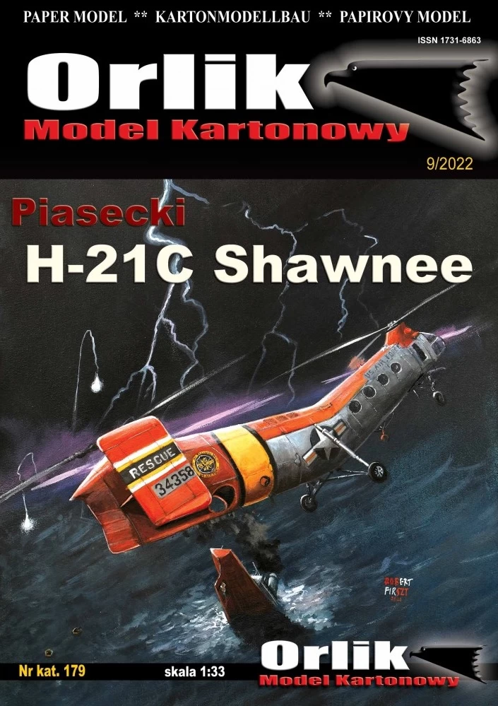 Orlik 179 Śmigłowiec Piasecki H-21C Shawnee (RESCUE)