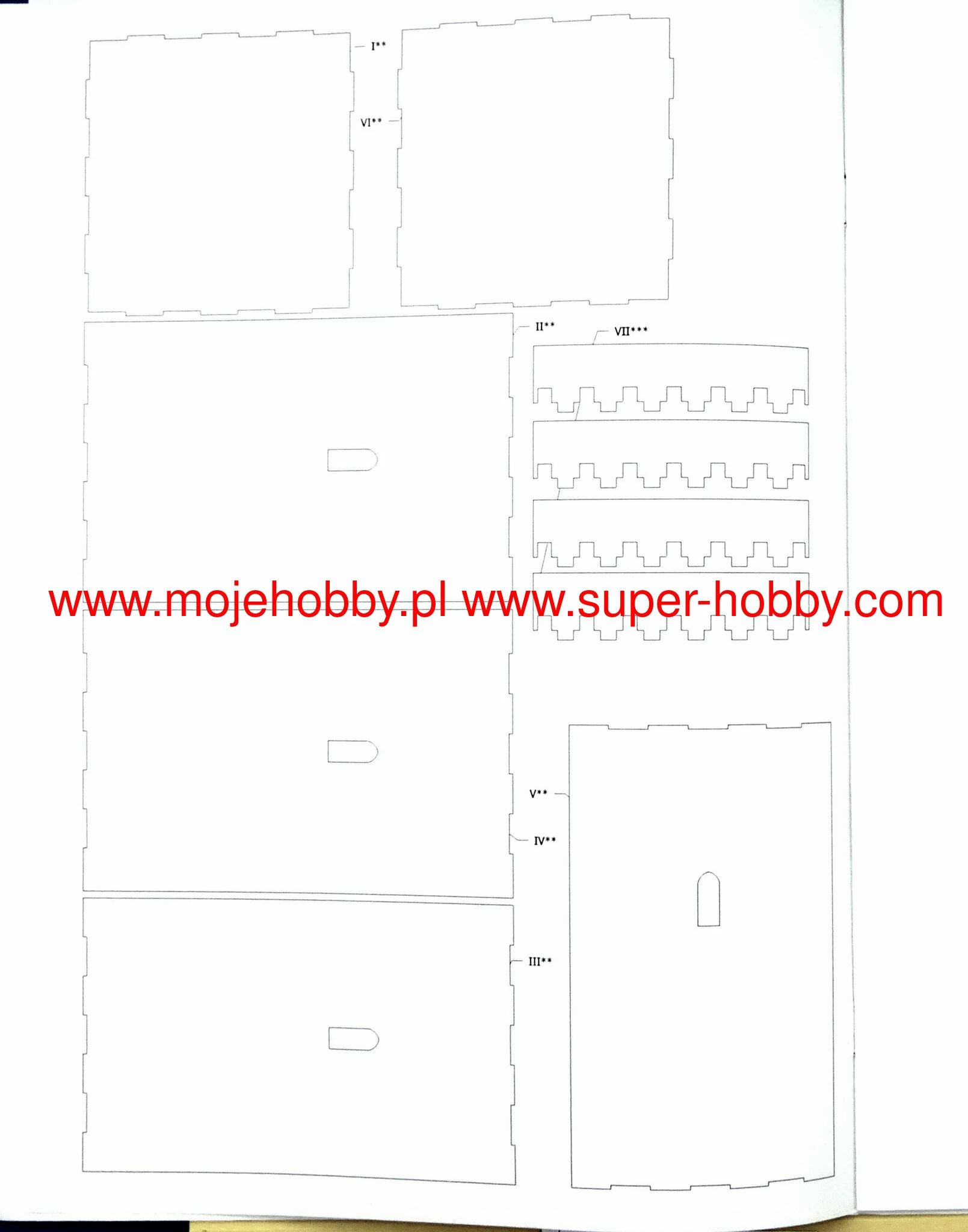 Świat Z Kartonu SC022 Wieża W Stylu Arabskim. Do łączenia Z Murem. - Image 5