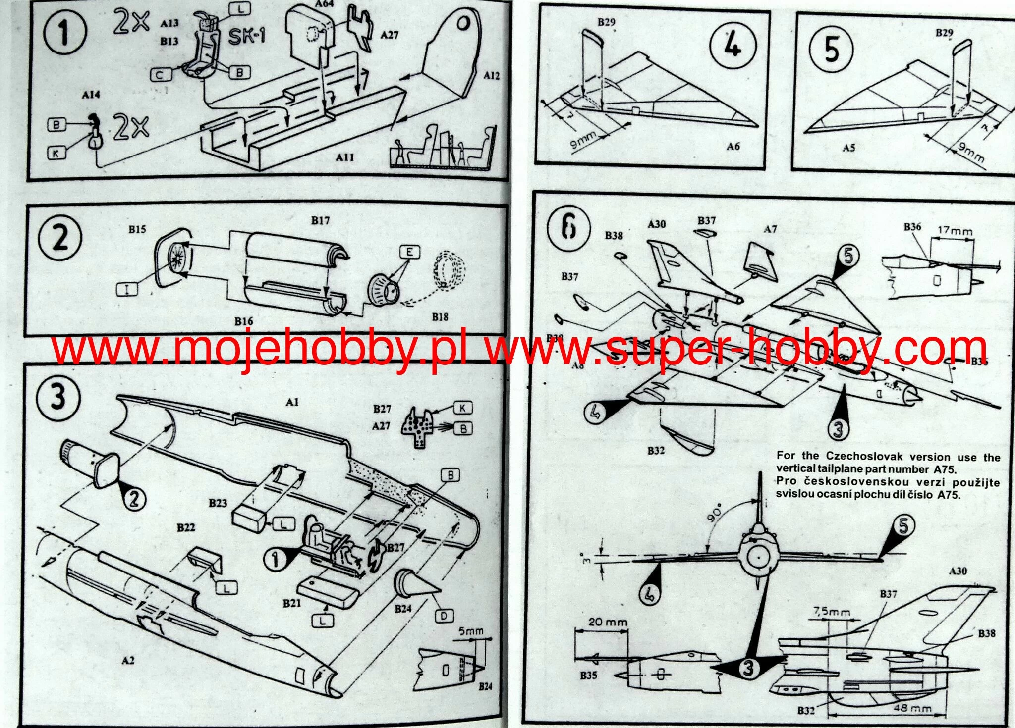 Sabre Kits 7019 MIG-21U Mongol A - Image 6