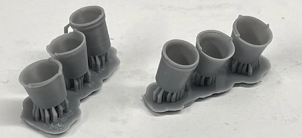 EMP3D 35090124 Zestaw 3 Wiaderek Plastikowe, Ocynk, Budowlane - Image 2