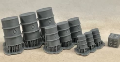 EMP3D 48040702 Beczki Niemieckie 200l - 3 Sztuki