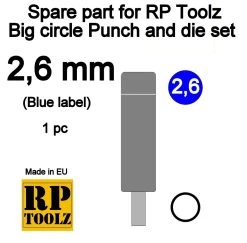 RP TOOLZ RP-PDBL26 Spare Part For RP Toolz BIG Circle Punch And Die Set 2,6