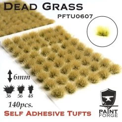 NEW! Paint Forge PFTU0607 Dead Grass Grass Tufts 6mm
