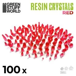 NEW! Green Stuff World 1281 RED Resin Crystals - Small