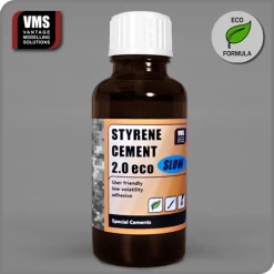 NEW! VMS CM02SL Styrene Cement 2.0 Eco Slow