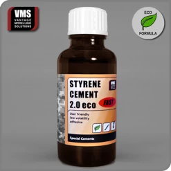 NEW! VMS CM02ST Styrene Cement 2.0 Eco Fast