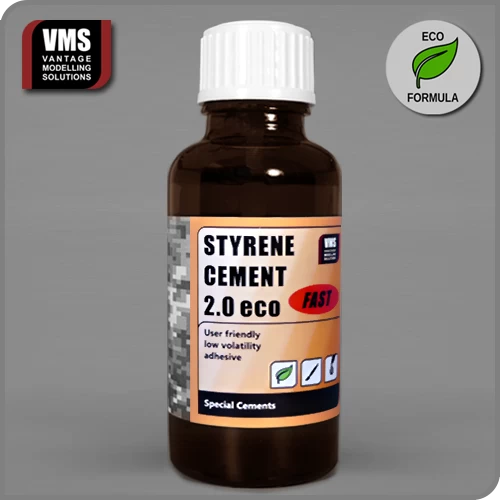 NEW! VMS CM02ST Styrene Cement 2.0 Eco Fast