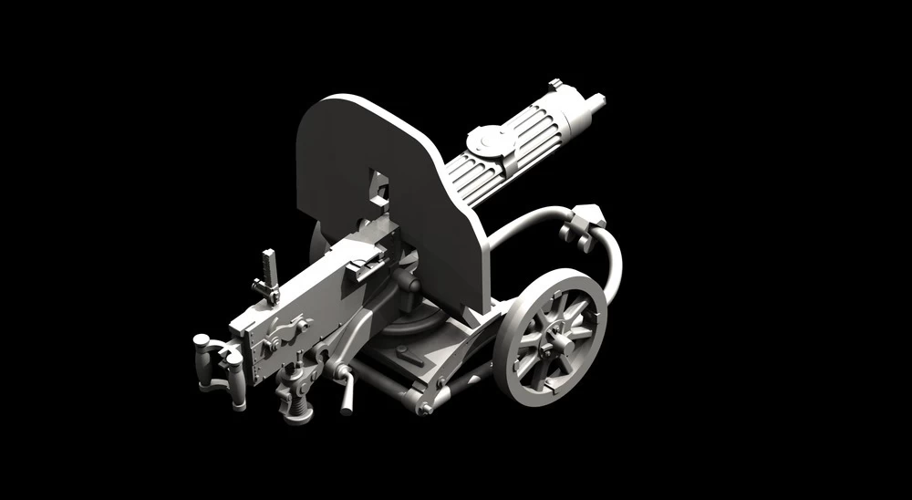 ICM 35676 Soviet Maxim Machine Gun (1941) - Image 4