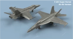 NEW! L'Arsenal 2.0 3D400126 F-18 E Super Hornet - Air-to-air Unfolded Wings (5 Planes)
