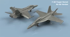 NEW! L'Arsenal 2.0 3D400122 F-18 F Super Hornet - Air-to-air Unfolded Wings (5 Planes)