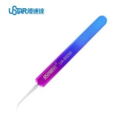 NEW! U-Star 90230 Colorful Tweezers - Curved (1 Piece)