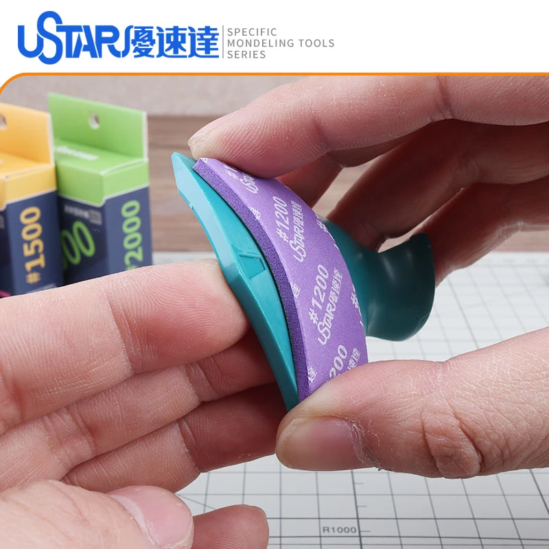 NEW! U-Star 91659 Soft Sandpaper 1200# Sponge - Image 4