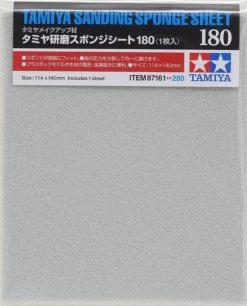 Tamiya 87161 Polishing Sanding Sponge Sheet P180
