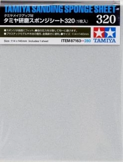Tamiya 87163 Polishing Sanding Sponge Sheet P320