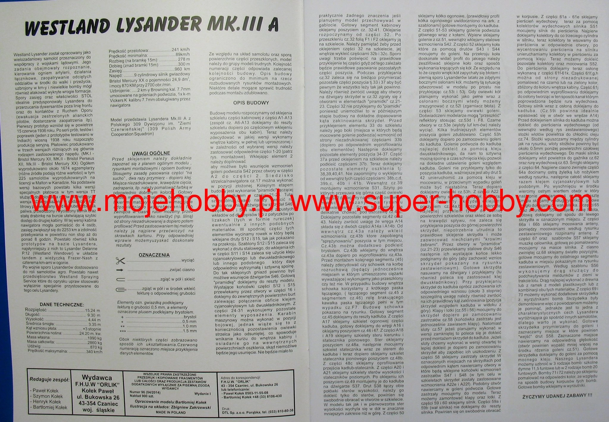 Orlik 096 Westland Lysander Mk.III A - Image 10