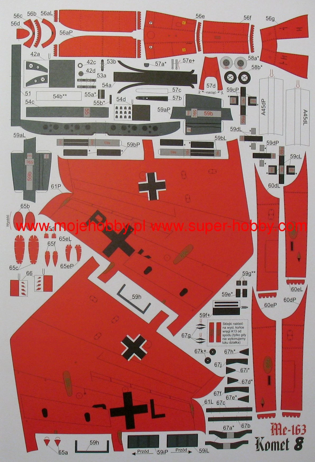 Orlik 019 German Plane Me-163 Komet + Tractor Scheuch-Schlepper - Image 4