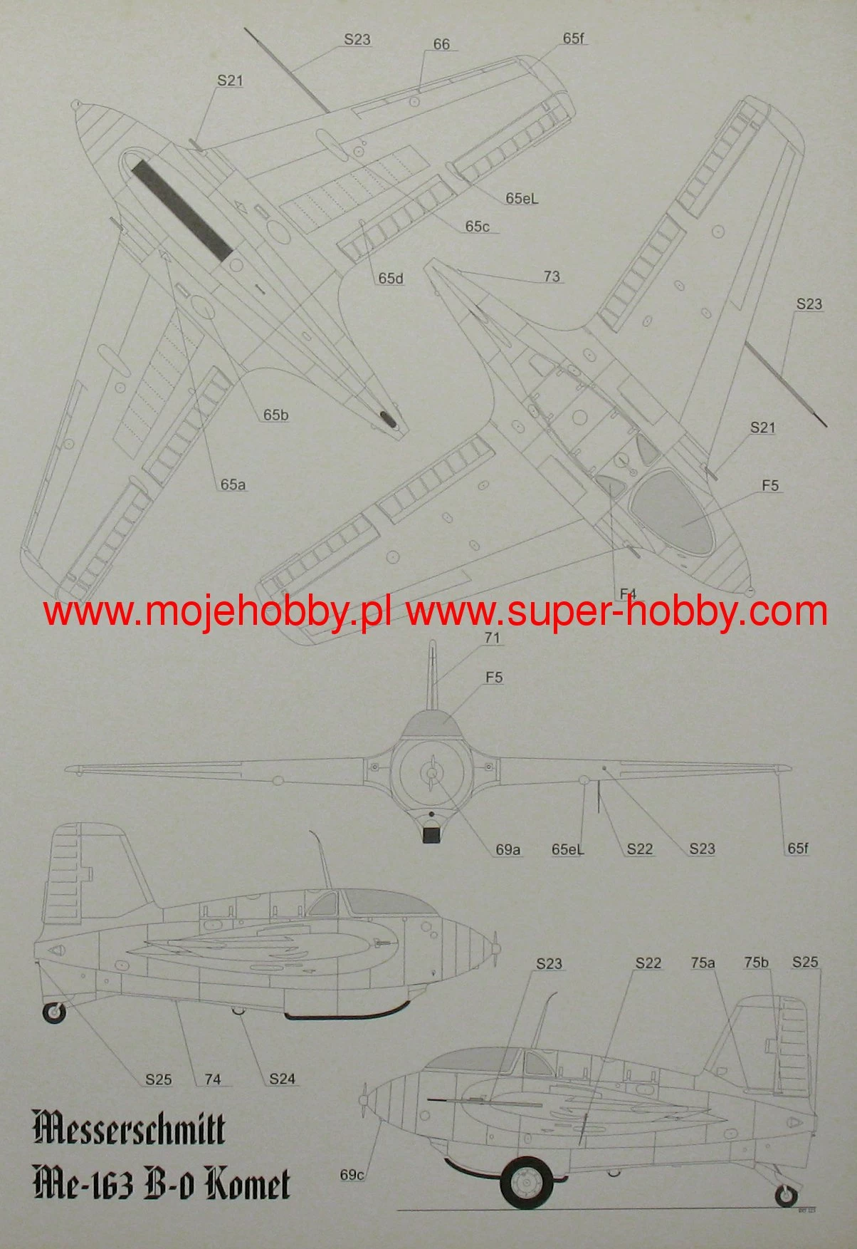 Orlik 019 German Plane Me-163 Komet + Tractor Scheuch-Schlepper - Image 9