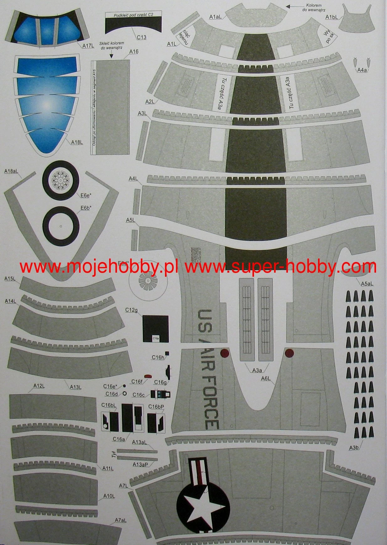 Modelik 24_10 F-82F Twin Mustang Amerykański Myśliwiec Eskortujący Z II Wojny światowej - Image 3