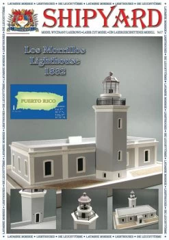 DISCONTINUED ShipYard ML031 Los Morrillos De Cabo Rojo Lighthouse Nr17 Skala 1:87