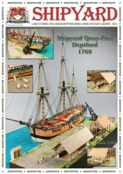 DISCONTINUED ShipYard ML073 Nabrzeże Stoczniowo Portowe - Deptford 1768 Nr34 Skala 1:96