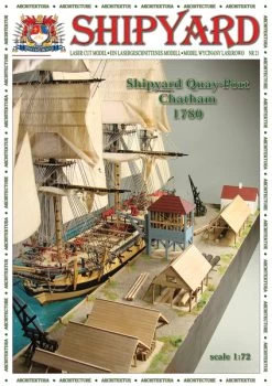 DISCONTINUED ShipYard ML041 Nabrzeże Stoczniowo Portowe - Chatham 1780r. Nr21 Skala 1:96
