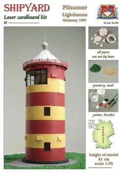 DISCONTINUED ShipYard ZL015 Pilsumer Lighthouse Skala 1:72