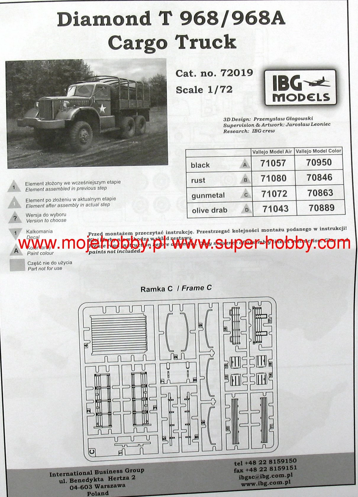 IBG 72019 DIAMOND T 968 Cargo Truck - Image 4